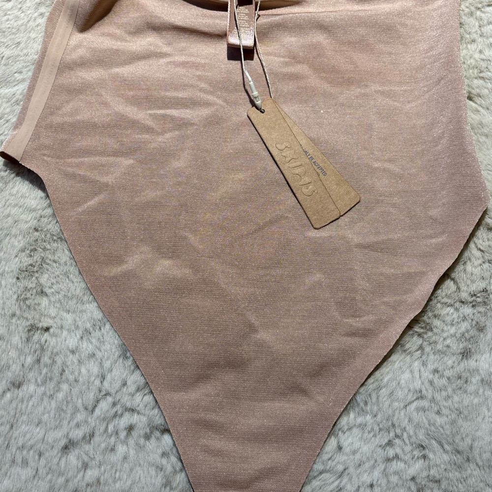 Skims Tan High Waisted Thong
